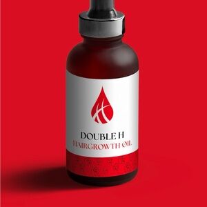 Double H Hair Growth Oil - Vibrant Red and Classic White